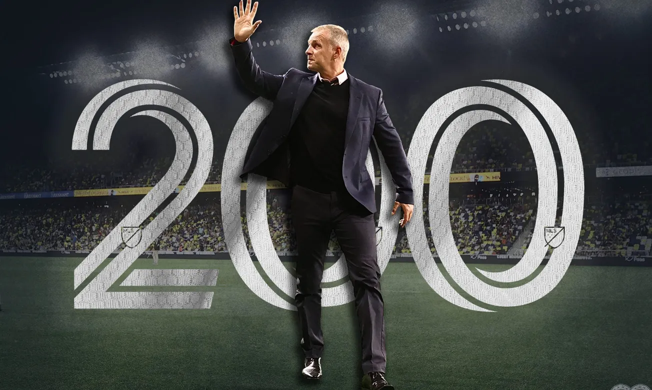 Gary Smith reaches 200 matches as Nashville SC manager