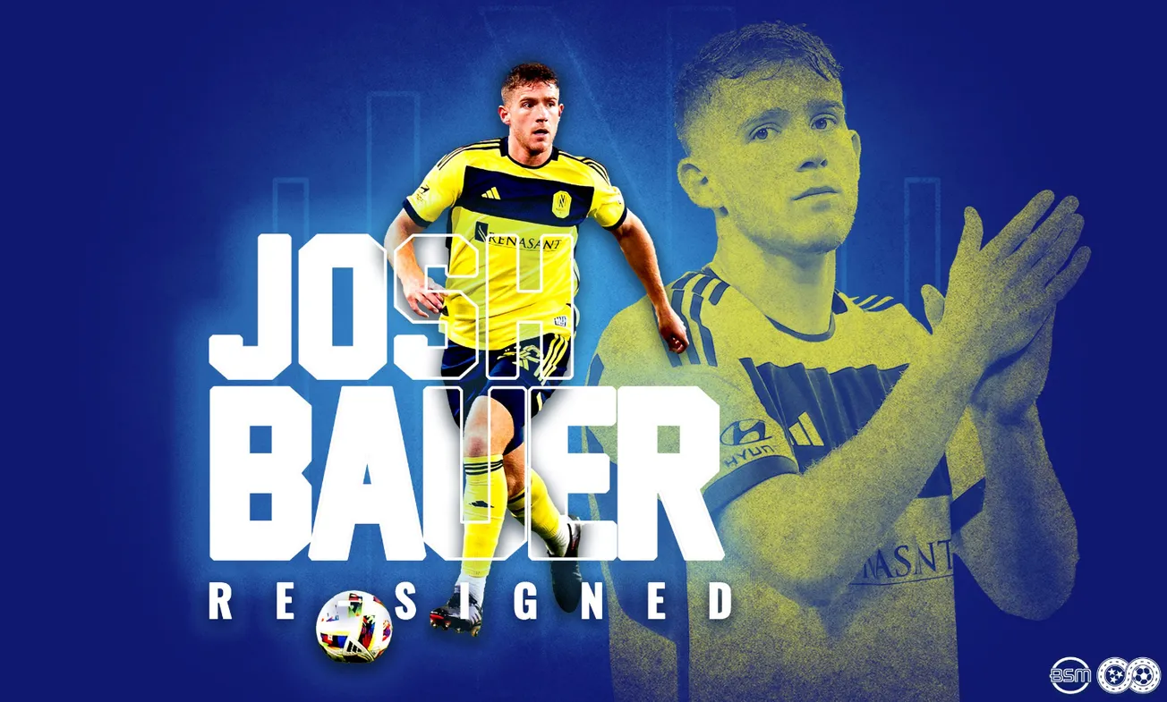 Nashville SC re-sign defender Josh Bauer through 2026 season